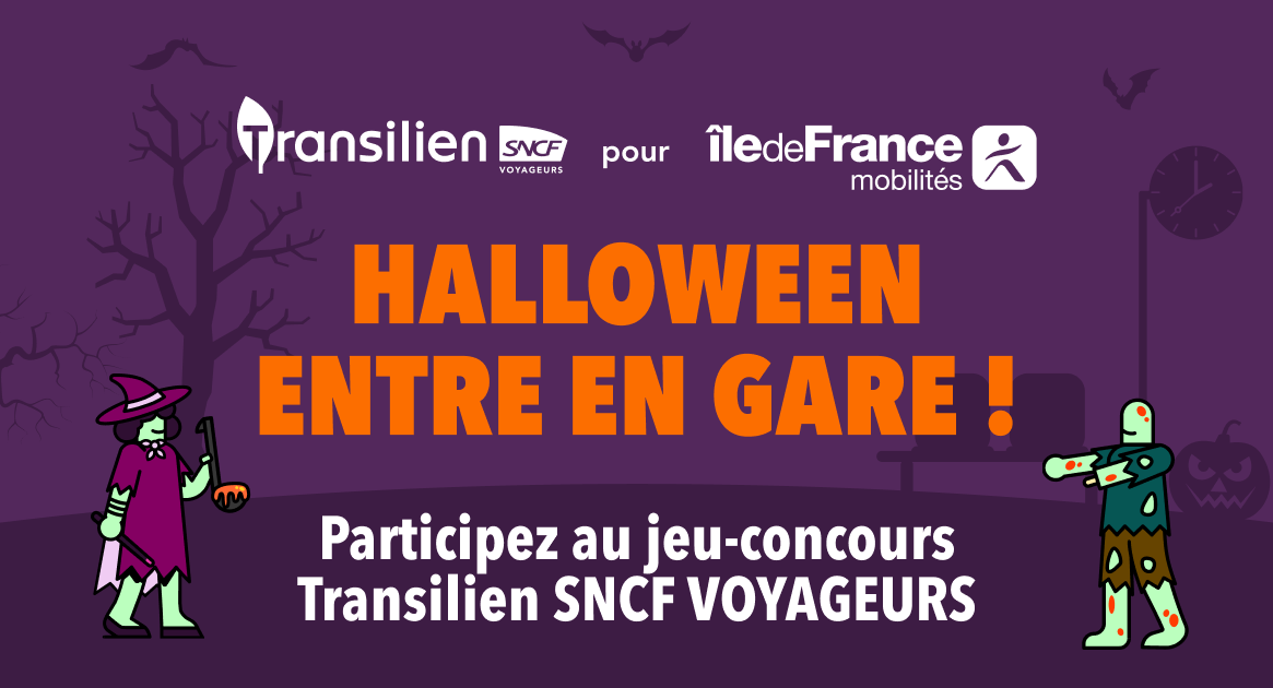 Halloween entre en gare !